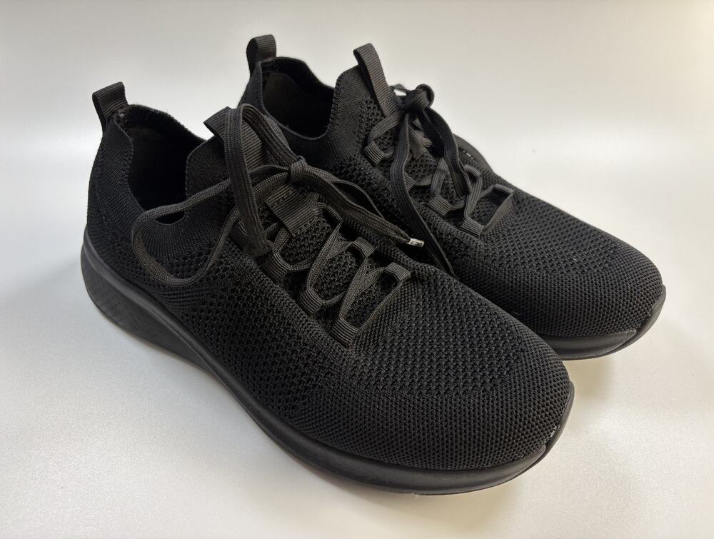 Vively Tonnet Women's Running Sneaker Low Top Mesh Lace-Up Black Size 9.5